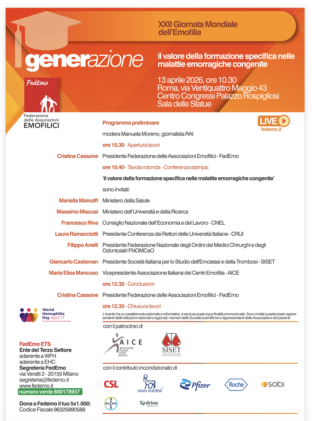 Generazione – Il valore della formazione specifica nelle malattie emorragiche congenite